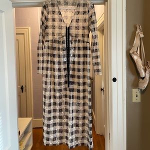 Lace zara babydoll style dress size small